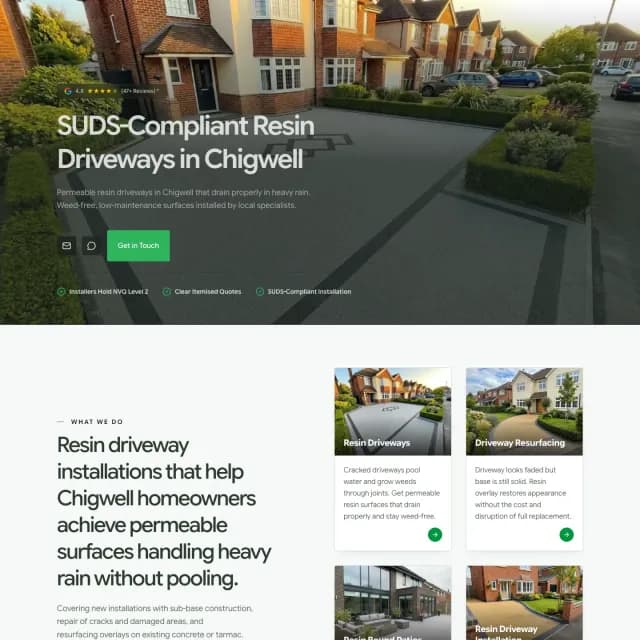 Chigwell Resin Driveways