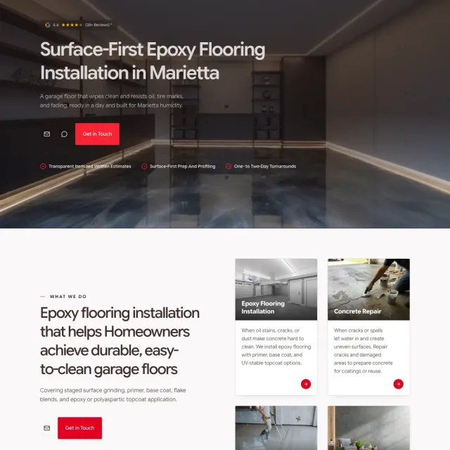 Marietta Epoxy Flooring